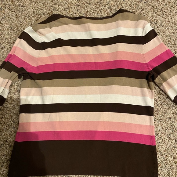 Talbots twin set. Outer long sleeve, large, inner short sleeve, medium. Like new - Picture 4 of 7